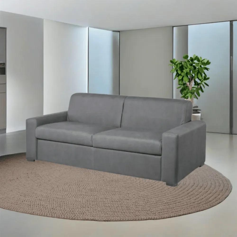 Divano letto 3 posti contenitore "Flash" tessuto sfoderabile cm 199x98 84h