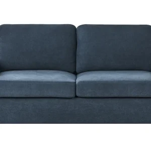 Divano letto 3 posti tessuto blu marino BENNAS