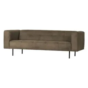 Divano 3 posti tessuto color tortora Skin Vtwonen - 213cm