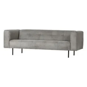 Divano 3 posti tessuto grigio palese Skin Vtwonen - 213cm