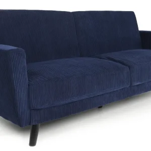 Divano trasformabile Refresha velluto blu