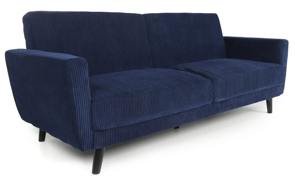 Divano trasformabile Refresha velluto blu