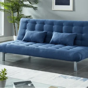 Divano-letto modulare tessuto HORNET - Colore blu