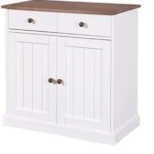 13Casa Westerland 3.2 Buffet, Pino, Bianco, 90 x 45 x 86 cm