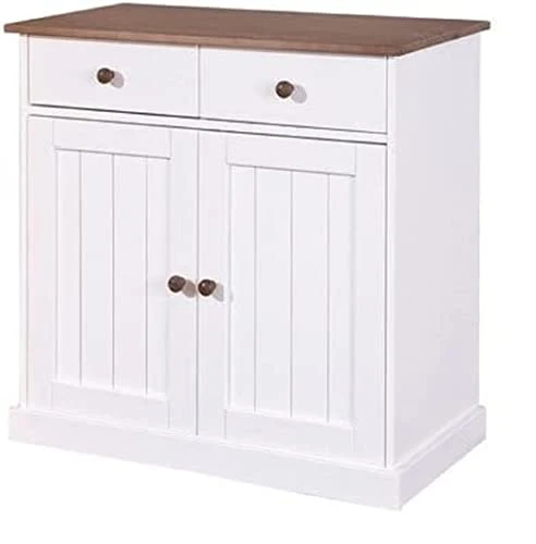 13Casa Westerland 3.2 Buffet, Pino, Bianco, 90 x 45 x 86 cm