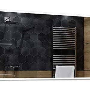 ALASTA® Specchio | Specchio LED Deluxe con Illuminazione LED | 110x60cm | Hobart | Personalizza Specchio | Specchio per il...