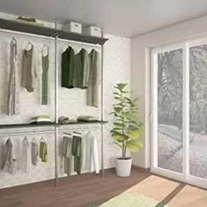 Alucabina Cabina armadio su misura con montanti autoportanti, di alta qualità. L. da 120 200 cm, H. fino 310 cm. MADE ITAL...