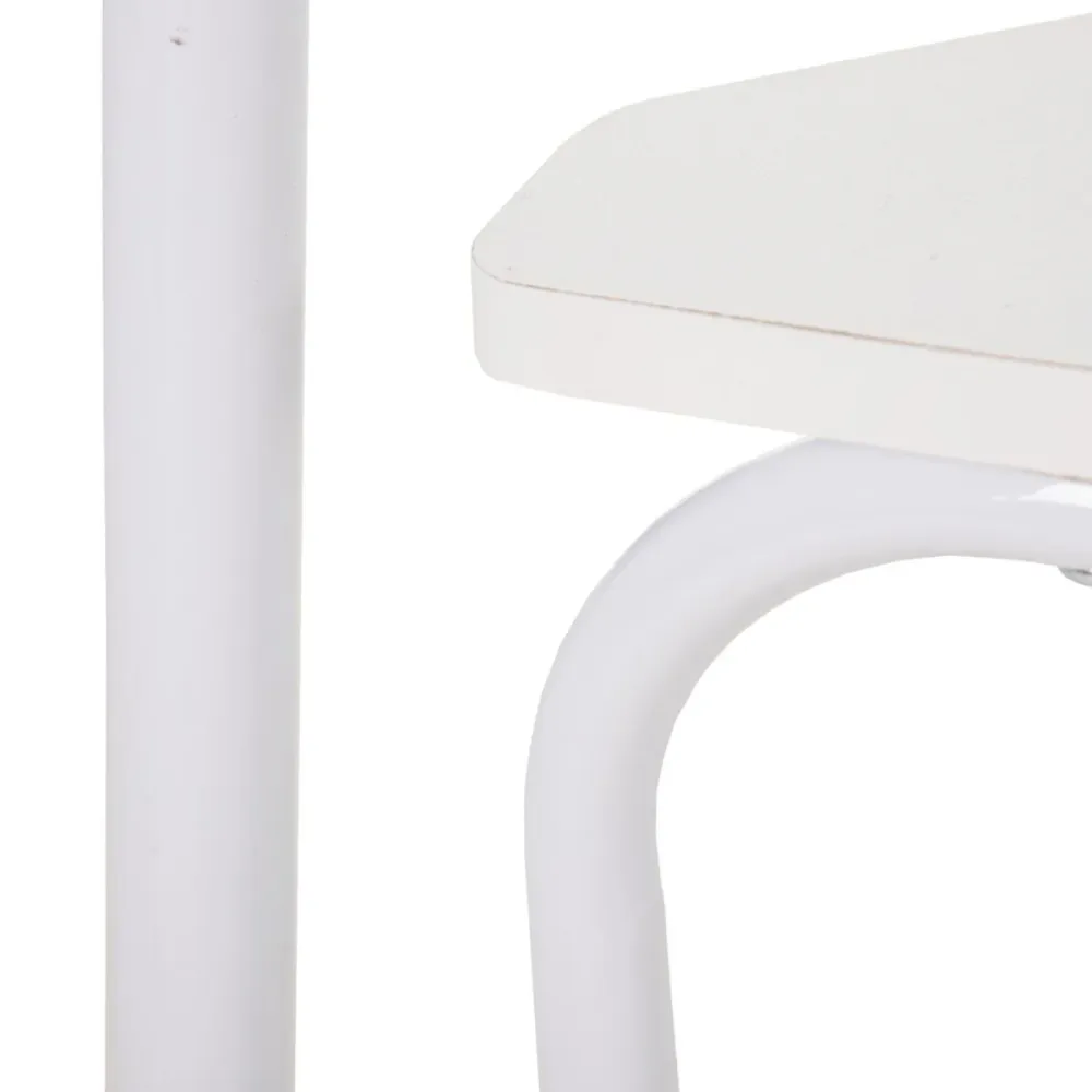 Appendiabiti 81 x 38 x 182 cm Metallo Bianco