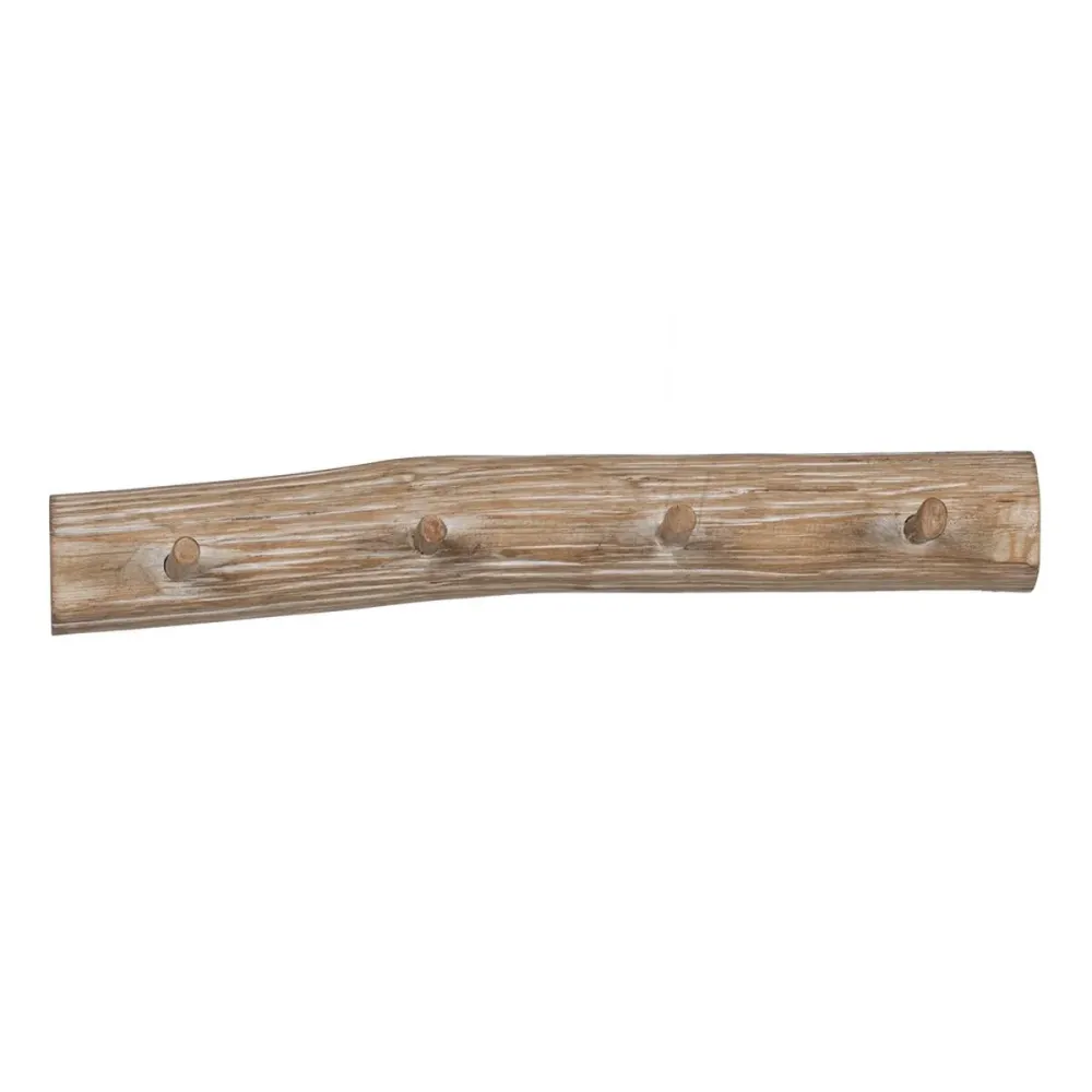 Appendiabiti da parete Legno di abete 50 x 8 x 7 cm