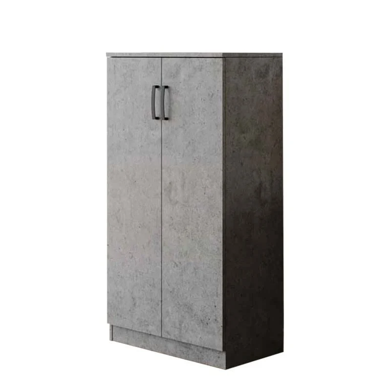 Argonauta Italia Armadio scarpiera Multiuso Grigio Cemento Legno nobilitato 2 Ante h130x71x38