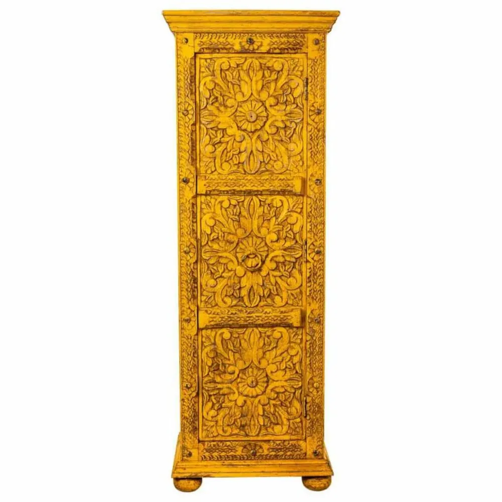 Armadio Alexandra House Living Giallo Ferro Legno di mango 40 x 149 x 53 cm