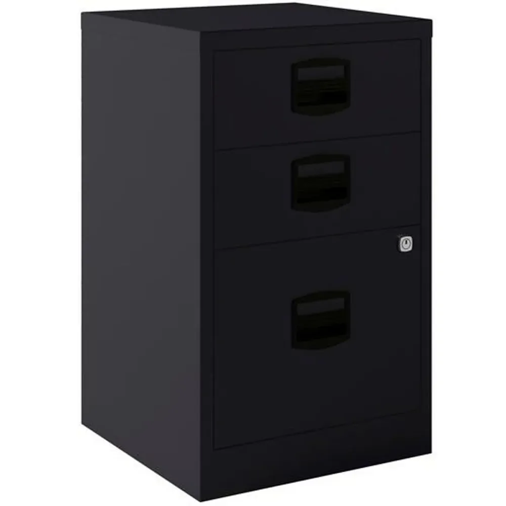Armadio per archiviazione Bisley Metallo Acciaio Antracite A4 3 cassetti (67 x 41 x 40 cm)