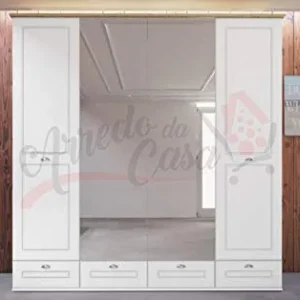 Arredodacasa.com Armadio 4 Ante con Cassetti Modello AI3