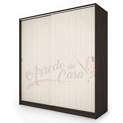 Arredodacasa.com Armadio con Due Ante SCORREVOLI Modello AI1009 (Rovere Chiaro)