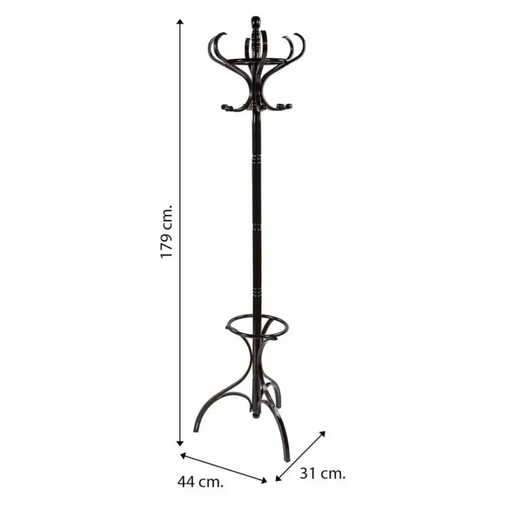 Attaccapanni da Terra Alexandra House Living Noce moscata 44 x 179 x 31 cm