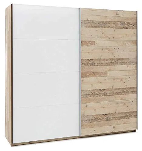 AVANTI TRENDSTORE - Carli - Arredamento per Camera da Letto, Legno Laminato di Colore Marrone Chiaro/Bianco (Old Style) (A...
