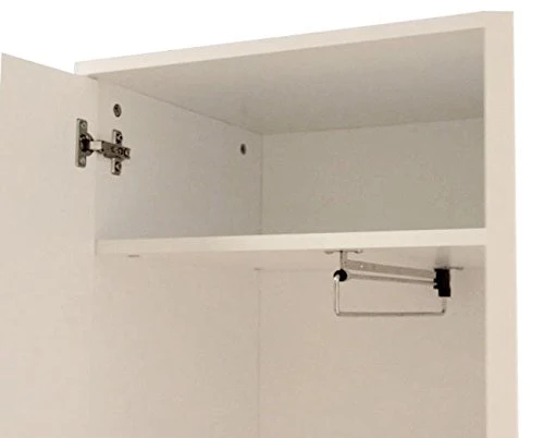 AVANTI TRENDSTORE - Spilla - Arredamento da Ingresso Elegante, Laminato di Colore Bianco Opaco con Lati Anteriori Bianco L...