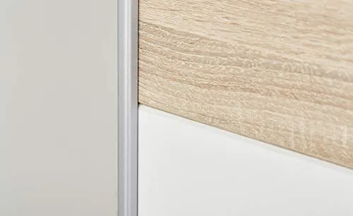 AVANTI TRENDSTORE - Victoria - Armadio ad Ante scorrevoli Legno Laminato, Disponibile 2 Colori Diversi. Dimensioni: Lap 12...