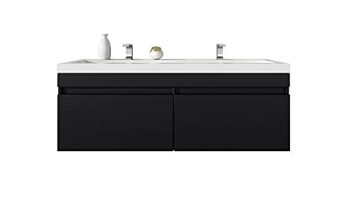 Badplaats B.V. Mobili da Bagno Avellino (Legno Nero)