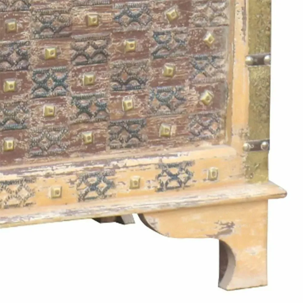 Baule Alexandra House Living Legno di mango 40 x 45 x 90 cm