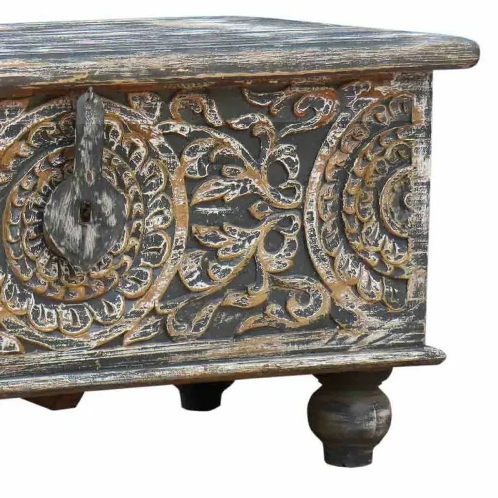 Baule Alexandra House Living Legno di mango 44 x 46 x 89 cm