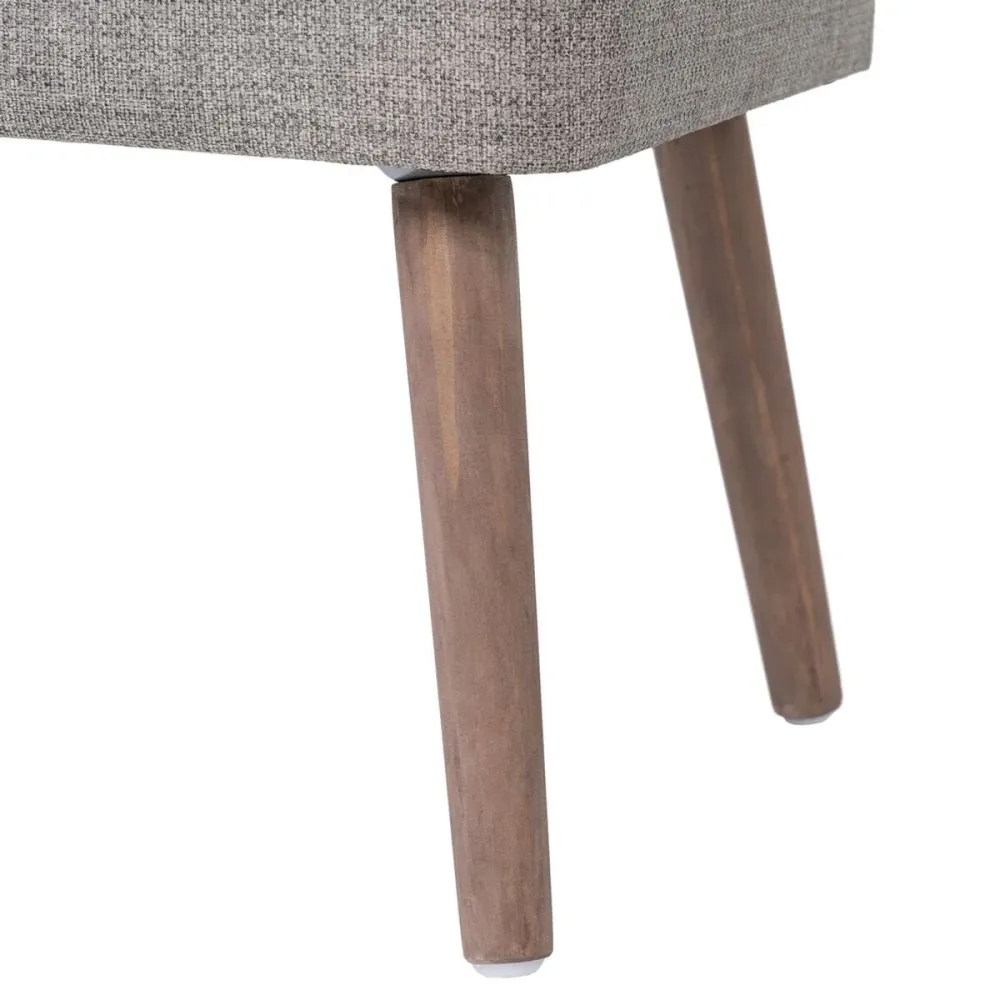 Baule 50 x 35 x 45 cm Tessuto Sintetico Legno