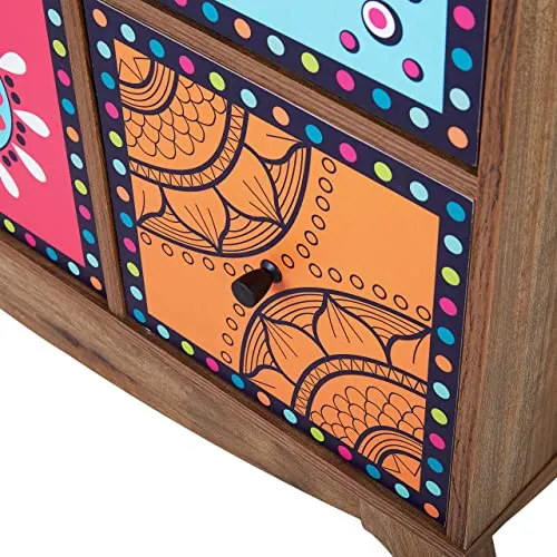 Beliani Cassettiera Multicolore Kuma