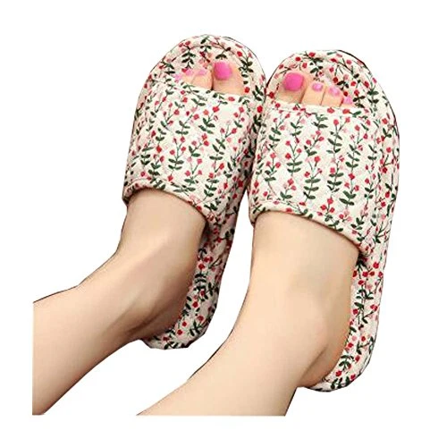 Black Temptation Pantofole da Donna Modello Stile Beautifu Plant, Pantofole da Studente Lovele
