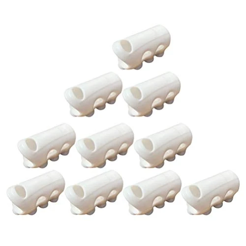 Cabilock 10Pcs Supporto della Testa di Acquazzone Bagno Regolabile Supporto della Testa di Acquazzone Tenuto Mano di Plast...