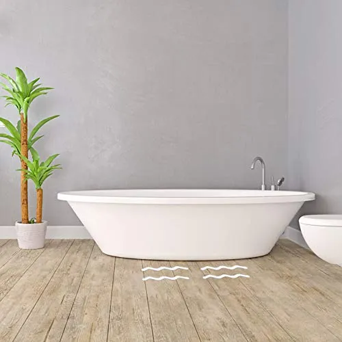 Cabilock 25 Pz Adesivo Vasca da Bagno Antiscivolo Strisce di Sicurezza Strisce Nastro Adesivo Antiscivolo con Raschietto p...
