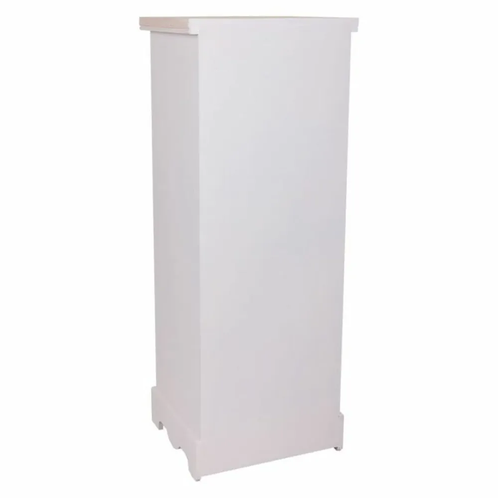 Cassettiera Alexandra House Living Bianco Legno MDF 26 x 80 x 31 cm