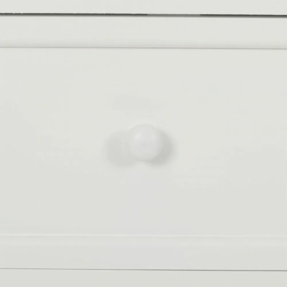 Cassettiera Alexandra House Living Bianco Naturale Legno di paulownia Legno MDF 35 x 110 x 72 cm