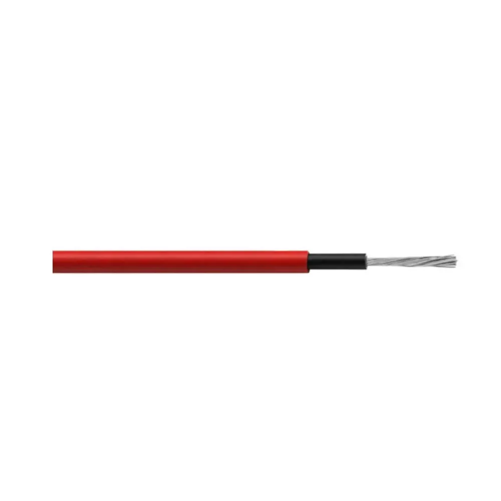 Cavo Solare Fotovoltaico 6mm² Rosso Serie Auris H1Z2Z2-K