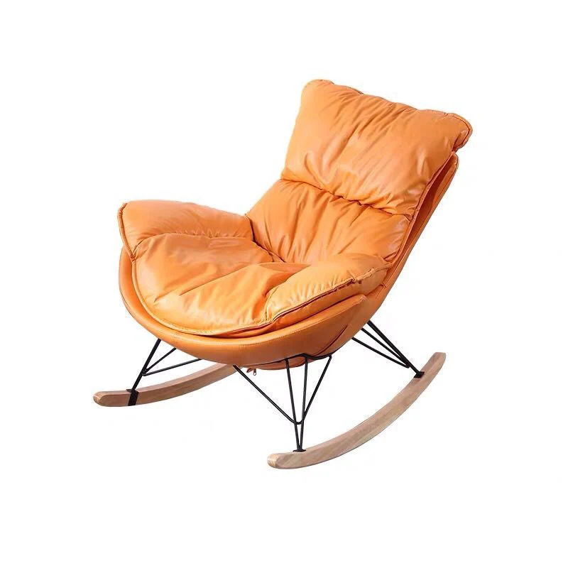 26,77" L x 37,40" L x 34,64" Poltrona lounge reclinabile senza braccioli con schienale cucito Clearhalo