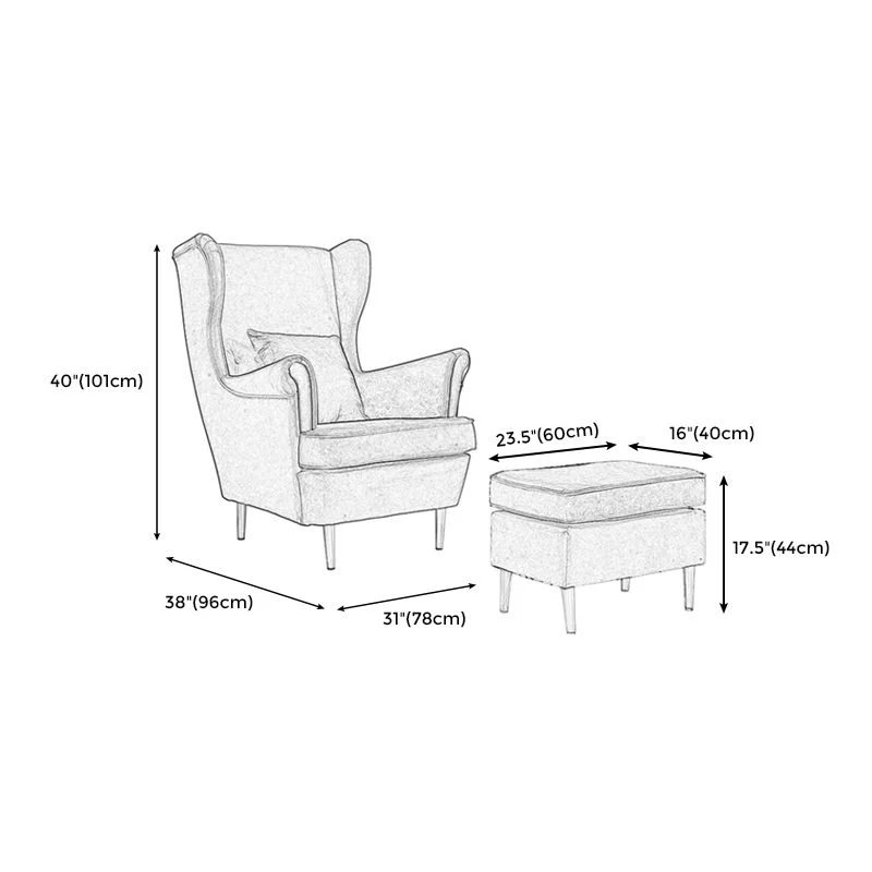 30,70" L x 37,79" L x 39,76" Sedia con schienale tessuto e metallo quattro gambe. Clearhalo