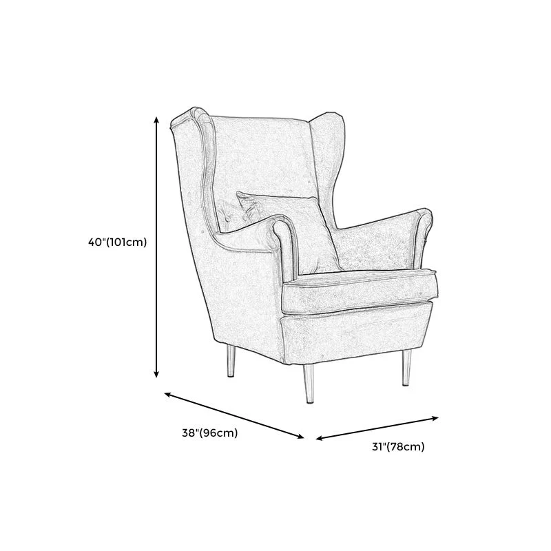 30,70" L x 37,79" L x 39,76" Sedia con schienale tessuto e metallo quattro gambe. Clearhalo