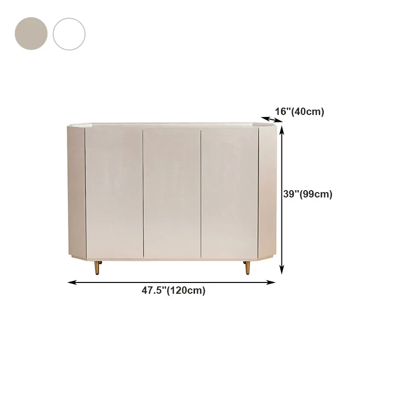 Armadi Glam Sala da pranzo Buffet Soggiorno Credenza buffet legno massello di betulla Clearhalo