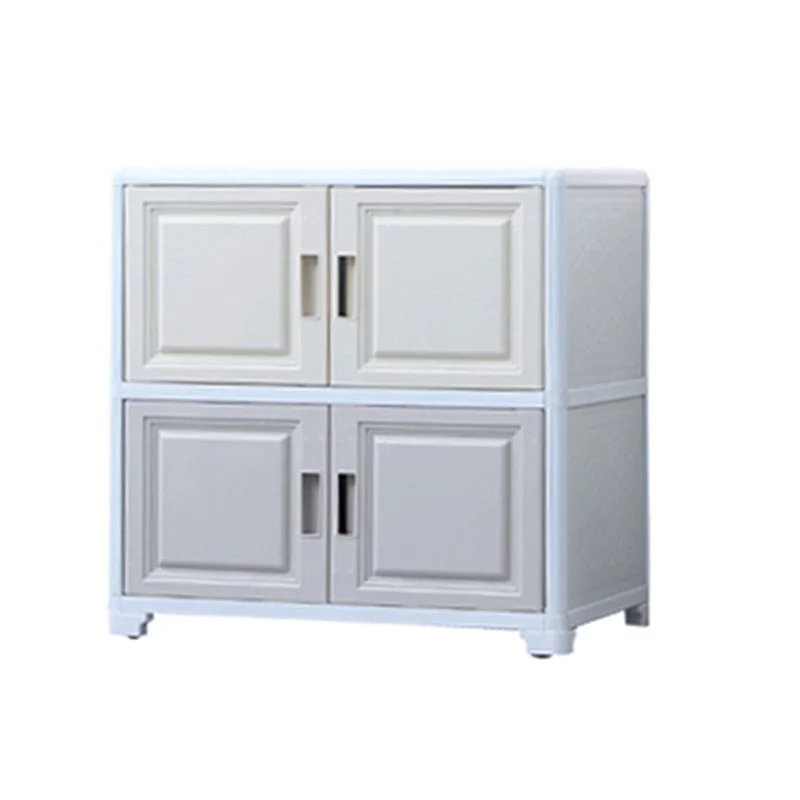 Armadi moderni plastica, credenza, buffet, buffet multicolore, soggiorno Clearhalo