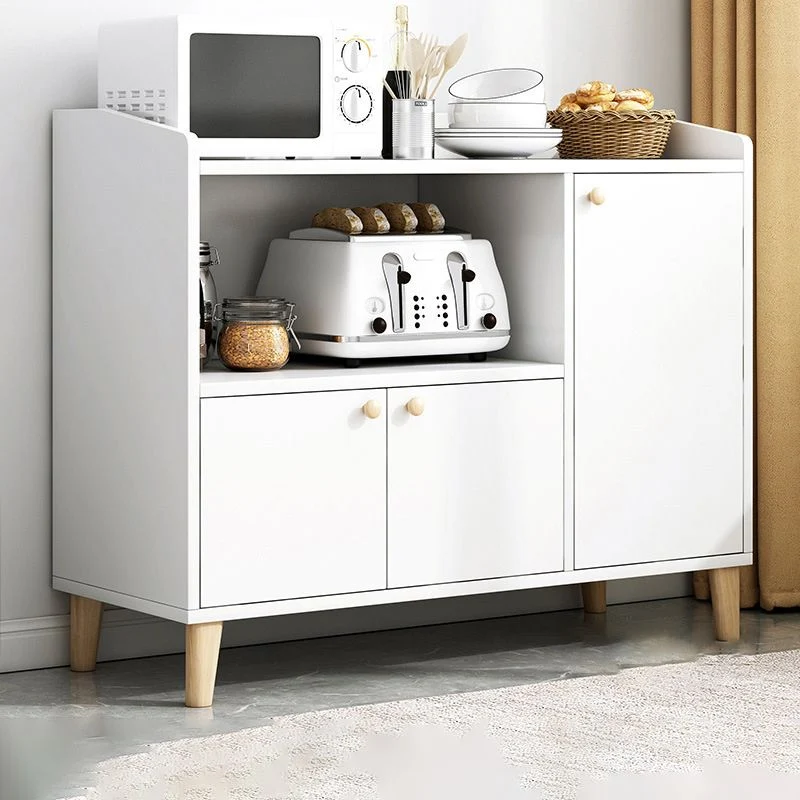 Armadi moderni Tavolo da buffet Credenza aperta legno ingegnerizzato Clearhalo