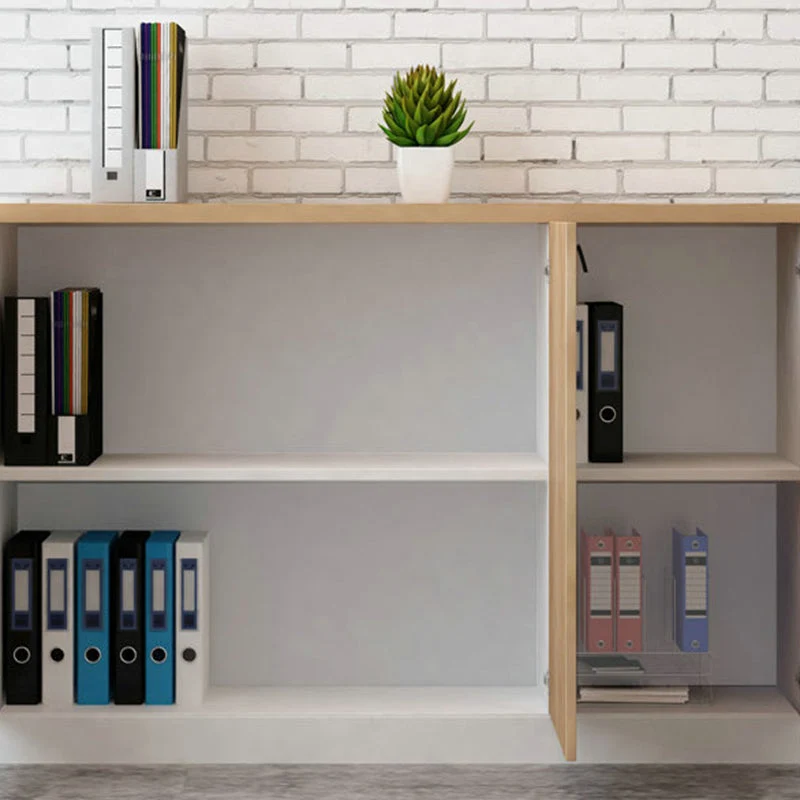 Armadietto classificatore laterale Armadietto classificatore per home office legno con ripiani portaoggetti Clearhalo