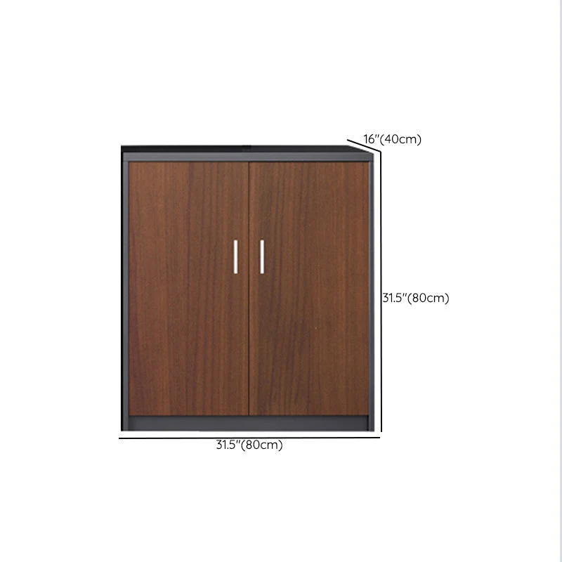 Armadietto classificatore stile moderno Armadietto classificatore verticale legno Clearhalo