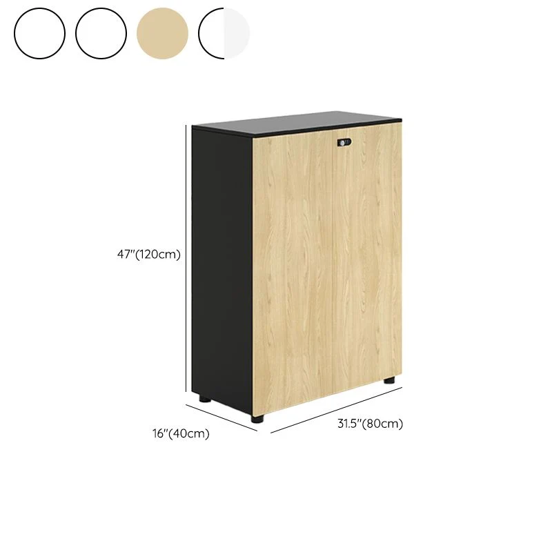 Armadietto classificatore stile nordico Armadietto classificatore con struttura legno Clearhalo