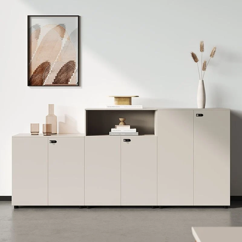 Armadietto classificatore stile nordico Armadietto classificatore con struttura legno Clearhalo