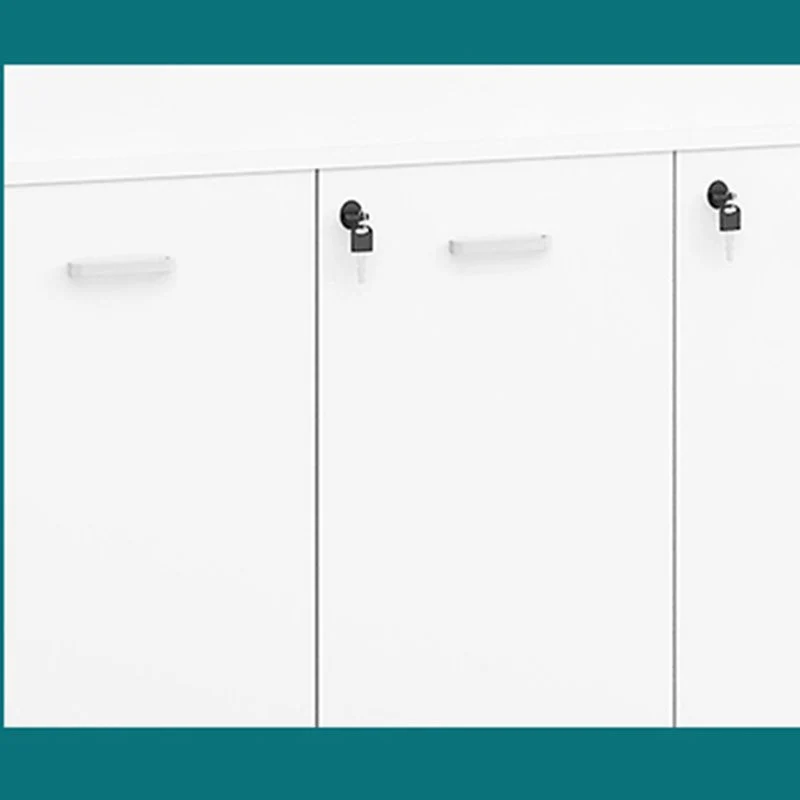 Armadietto moderno laterale con struttura legno, armadietto portadocumenti con chiusura chiave Clearhalo