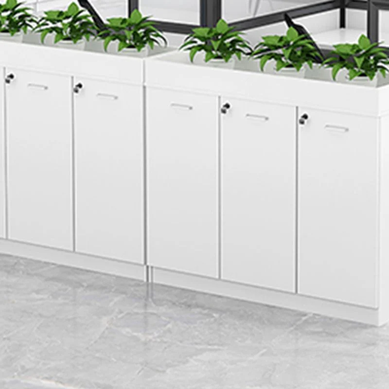 Armadietto moderno laterale con struttura legno, armadietto portadocumenti con chiusura chiave Clearhalo