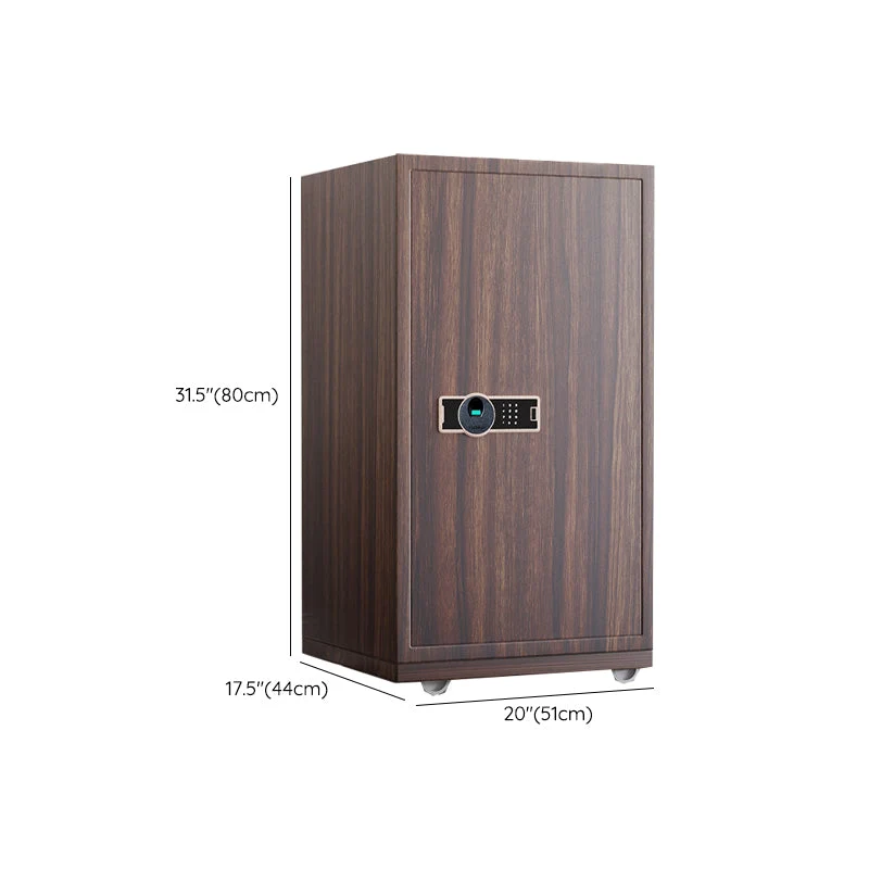 Armadietto per schedari stile moderno con struttura legno, schedario con serratura Clearhalo