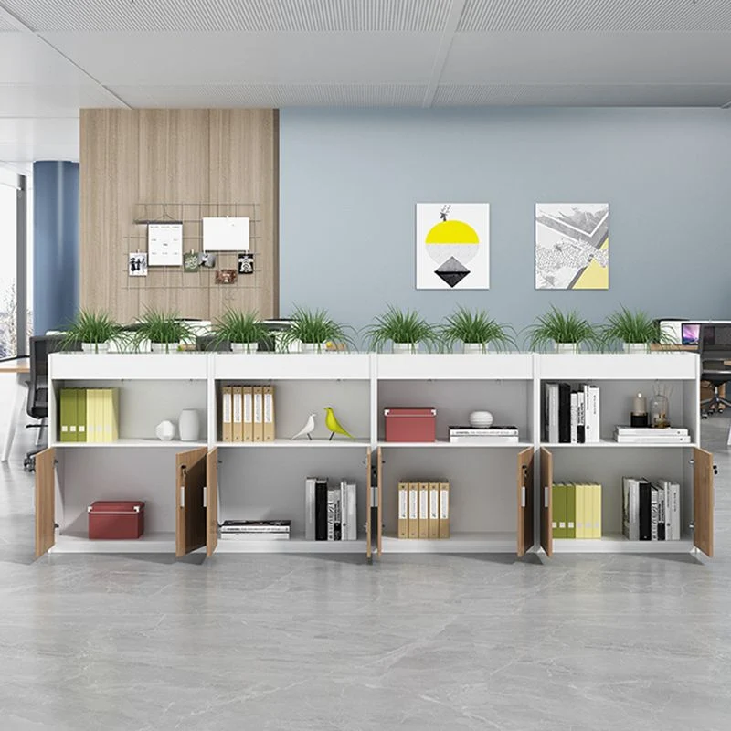 Armadietto portadocumenti laterale nordico con struttura legno e chiusura chiave Clearhalo