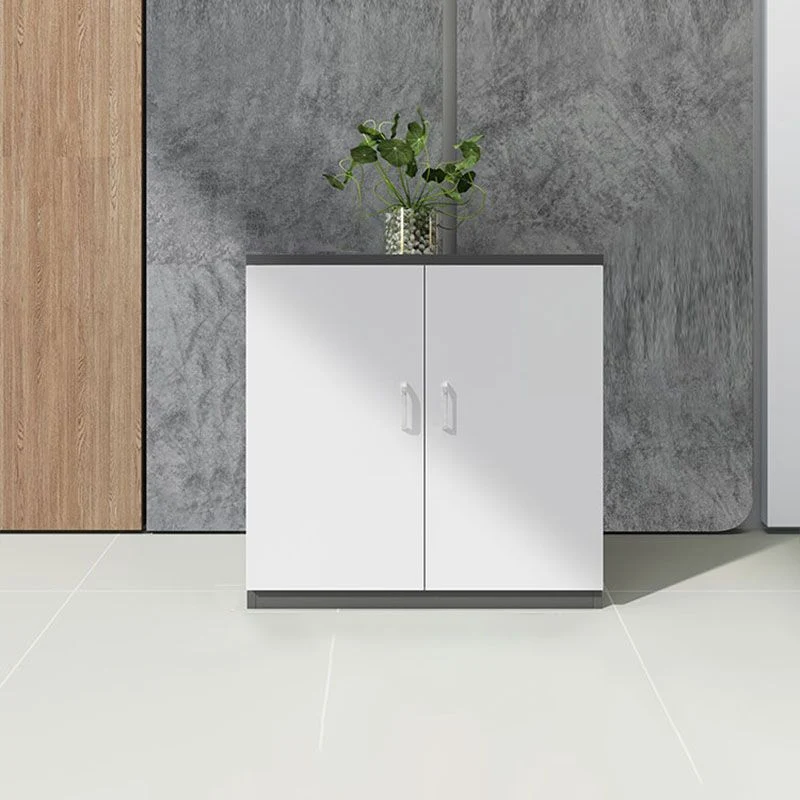 Armadietto portadocumenti stile nordico Armadietto portaoggetti con serratura e struttura legno Clearhalo