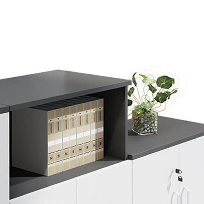 Armadietto portadocumenti stile nordico Armadietto portaoggetti con serratura e struttura legno Clearhalo