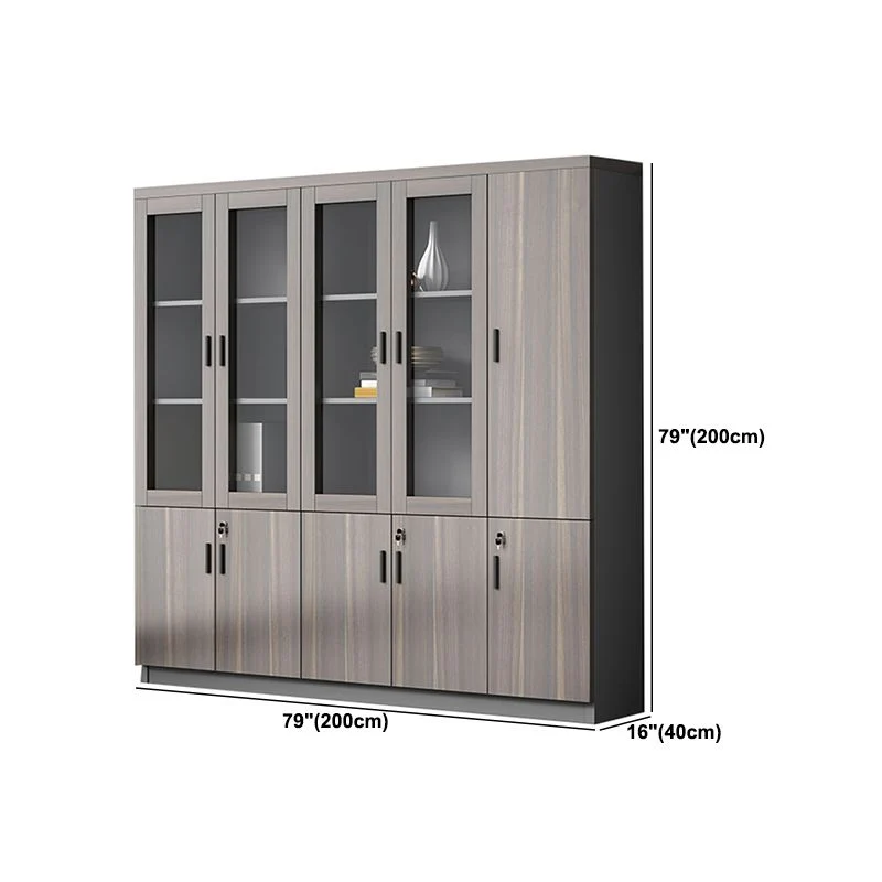 Armadio industriale legno con ripiani portaoggetti. Schedario verticale Clearhalo